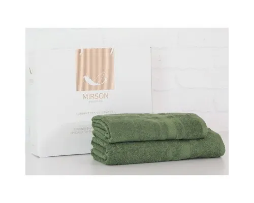 Рушник MirSon набір банних 5079 Elite SoftNess Military 50х90, 70х140 (2200003183177)