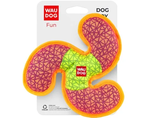 Іграшка для собак WAUDOG Fun Пропелер 21х21 см рожева (62067)