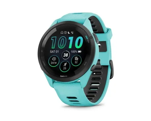 Смарт-годинник Garmin Forerunner 265, Aqua, GPS (010-02810-12)