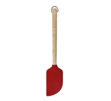 Лопатка кухонна KitchenAid Coreline для тіста, 31,8 см, береза, червоний (KQR731OHERE)