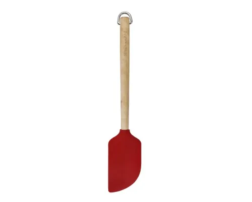 Лопатка кухонна KitchenAid Coreline для тіста, 31,8 см, береза, червоний (KQR731OHERE)
