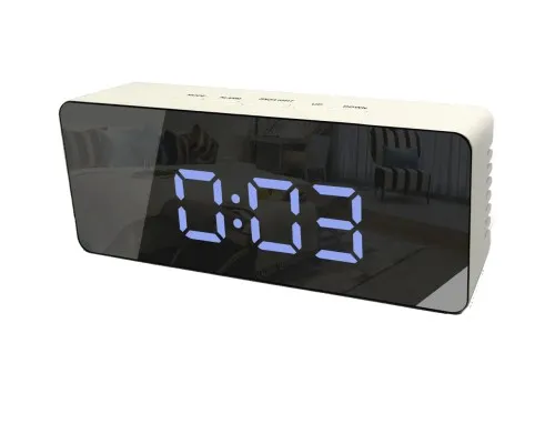 Настільний годинник Technoline WT475 White/Black Mirror (DAS302983)