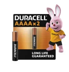 Батарейка AAAA спеціальна лужна LR8D425 1,5V, 2 шт. в упаковці Duracell (5007466)