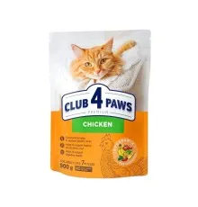 Сухий корм для кішок Club 4 Paws Преміум Adult Cats 7+ з куркою 900 г (4820269144989)