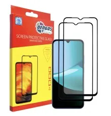 Скло захисне Dengos Xiaomi Redmi 15C Black 2 pcs (DG-TG2P-88)