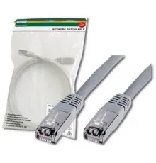 Патч-корд Digitus 0.5м, cat.5e, SF-UTP, AWG 26/7, gray (DK-1531-005)