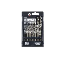 Набір свердл DeWALT по металу EXTREME COBALT,HSS-Co,10 шт., пластикова касета (DT5935)