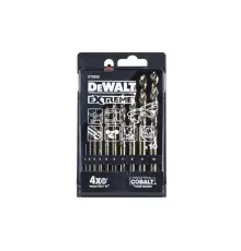 Набір свердл DeWALT по металу EXTREME COBALT,HSS-Co,10 шт., пластикова касета (DT5935)