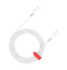 Дата кабель USB-C to USB-C 2.0m CC100SC 100W 2m White Canyon (CNS-CC100SC20W)