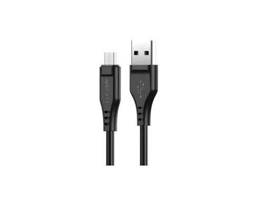 Дата кабель USB 2.0 AM to Micro 5P 1.2m 2.4A TPE C3-09 black Acefast (6974316280880)