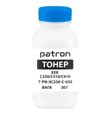 Тонер XER C230/C310/C410, 30 г, Cyan Patron (PN-XC230-C-030)