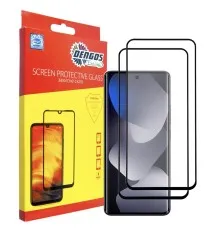 Скло захисне Dengos Xiaomi Redmi Note 15 5G Black 2 pcs (DG-TG2P-99)