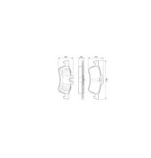 Гальмівні колодки Bosch 0 986 494 063