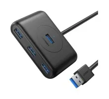 Концентратор Ugreen CR113 4-port 0.5m USB3.0 active (20290)