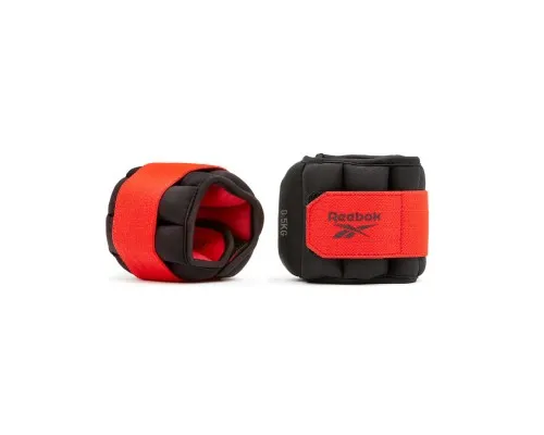 Обважнювач Reebok Flexlock Ankle Weights чорний, червоний RAWT-11270 0.5 кг (885652017237)