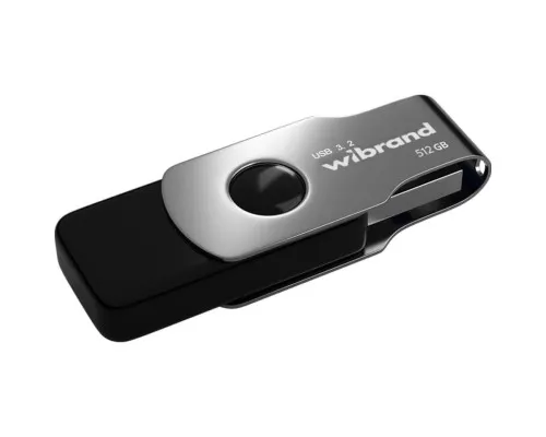 USB флеш накопичувач Wibrand 512GB Lizard Black USB 3.2 (WI3.2/LI512P9B)