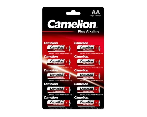 Батарейка Camelion AA LR6 Plus Alkaline * 10 (LR6-BP1x10P)