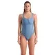 Купальник Arena Solid Swimsuit Control Pro Bac 005910-550 Сірий 44 (3468337486114)