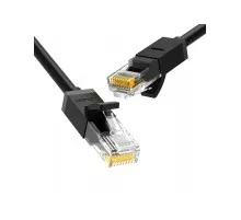 Патч-корд 1м, U/UTP Cat 6 CCA Lan Cable NW102 Black Ugreen (20159)