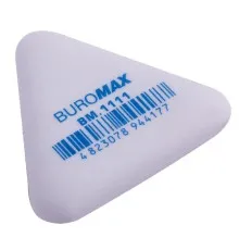 Гумка Buromax трикутна, 37x37x9 мм синт.каучук біла (BM.1111)