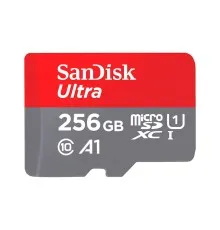 Карта пам'яті SanDisk 256GB microSD class 10 UHS-I Ultra (SDSQUAC-256G-GN6MN)