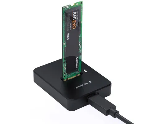 Док-станція для накопичувачів Gembird USB Type-C M.2 SATA NVME SSD (DD-U3M2)