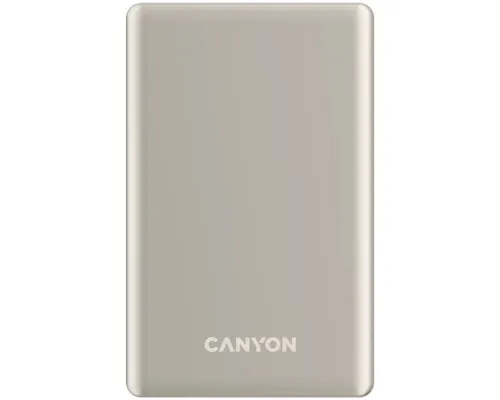Батарея універсальна Canyon 10000mAh OnPower 510 slim Magsafe PD/20W Beige (CNS-CPB510BE)