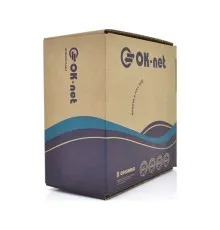 Кабель мережевий OK-Net UTP 305м cat.5e зовнішній, + 2*0.75 мм2 (U/UTP-cat.5Е) (КПП-ВП (100) 4*2*0,51+2*0,75мм2)