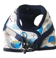 Шлея для собак Chloe's Home Florida marine S темно-синя (CLH2690)