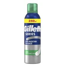 Піна для гоління Gillette Series Soothing Для чутливої шкіри з алое вера 250 мл (8006530154710)