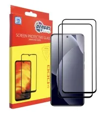 Скло захисне Dengos Xiaomi Redmi Note 15 Pro 5G Black 2 pcs (DG-TG2P-97)