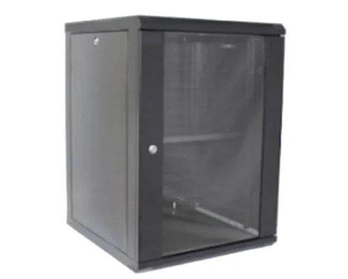 Шафа настінна Hypernet 15U 19" 600x450 (WMNC-15U-FLAT-BLACK)