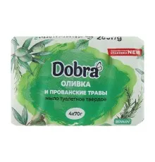 Тверде мило Dobra Оливка і прованські трави 4 x 70 г (4820195504185)