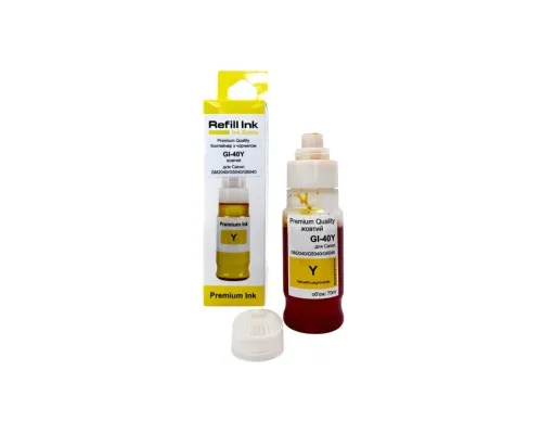 Чорнило Premium Quality Canon GI-40Y, 70ml, yelllow (70264918)