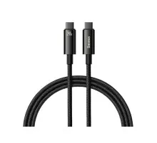 Дата кабель USB-C to USB-C 2.0m 240W Black Baseus (CAWJ040101)