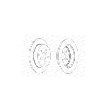 Гальмівний диск FERODO DDF1881C
