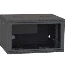 Шафа настінна Ipcom 6U, 600*350, RAL9005 (СН-6U-060х035-ДС-9005)