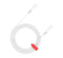 Дата кабель USB-C to USB-C 1.2m CC60SC 60W White Canyon (CNS-CC60SC12W)