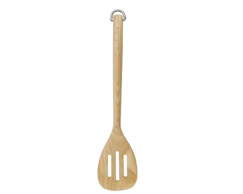 Лопатка кухонна KitchenAid Coreline з прорізами, 34,2 см, береза (KQR702OHE)