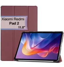 Чохол до планшета BeCover Smart Xiaomi Redmi Pad 2 11.0" Red Wine (713644)