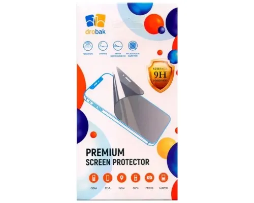 Скло захисне Drobak Apple iPhone 17 Pro Max Black (333359)