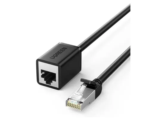 Патч-корд 2м, F/UTP Cat 6 Ethernet RJ45 Extension Male/Female Patch Cords NW112 Black Ugreen (11281)