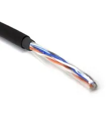 Кабель мережевий Merlion UTP 305м КНП (4*2*0,50) 4Р 24AWG [СCA] Black (03493)