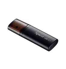 USB флеш накопичувач Apacer 128GB AH25B Black USB 3.1 (AP128GAH25BB-1)