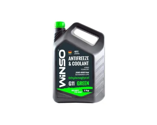 Антифриз WINSO WINSO GREEN G11 green 5kg (880950)