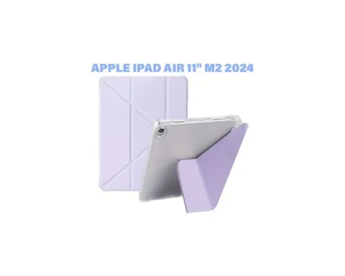 Чохол до планшета BeCover Ultra Slim Origami Transparent Apple iPad Air 11" M2/M3 (2024/2025) Purple (711392)