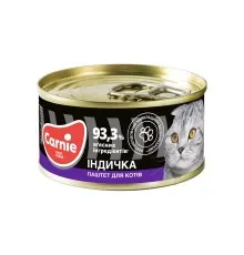 Паштет для котів Carnie м'ясний з індичкою 100 г (4820255190068)