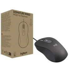 Мишка Logitech Signature M520 for Business USB-C Graphite (910-007511)