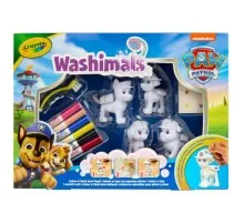 Набір для творчості Crayola Paw Patrol Washimals 4 тваринки та 6 фломастерів (74-0290)