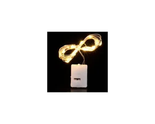 Гірлянда Voltronic White Hot 20LED, 1 режим, 3 м., прозора, 3*АА (Garl-20LED-3m-Wh)